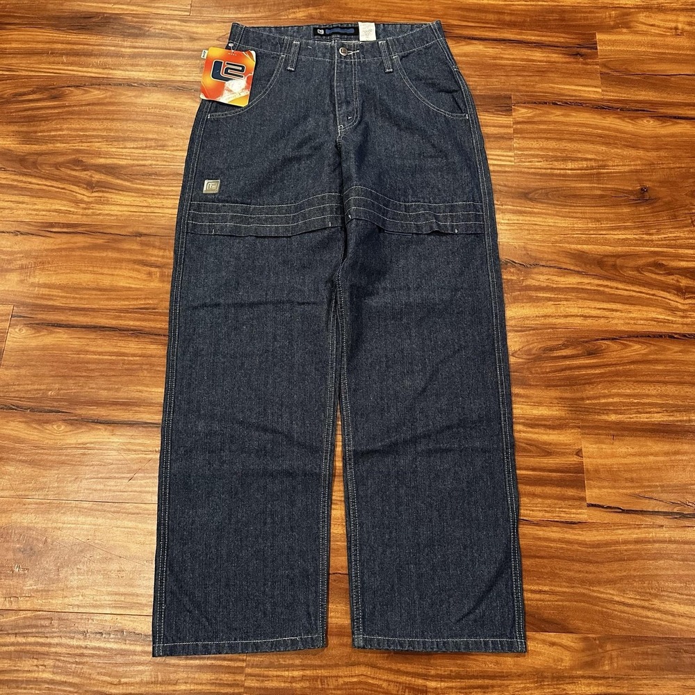 Vintage Levis Temple Pant Jeans Mens 30x32 Blue Wide Leg Relaxed Denim Y2K